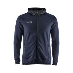 Bluza dresowa z pełnym zamkiem błyskawicznym Craft Extend. Niebieskie bluzy bez kaptura Craft, l, bez wzorów, z dresówki, bez kaptura. Za 343.00 zł.