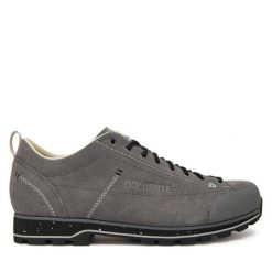 Trekkingi Dolomite. Szare buty trekkingowe Dolomite, bez wzorów, bez zapięcia. Za 659.99 zł.