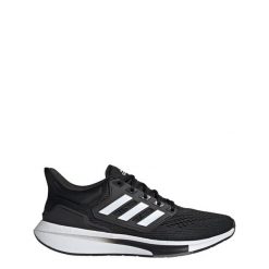 Buty do biegania adidas EQ21. Białe buty do biegania Adidas, bez wzorów, bez zapięcia, do biegania. Za 295.99 zł.
