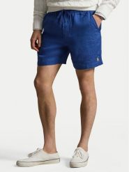 Polo Ralph Lauren Szorty materiałowe 710P08205502 Niebieski Regular Fit. Niebieskie szorty Polo Ralph Lauren, m, bez wzorów, ze lnu. Za 729.99 zł.