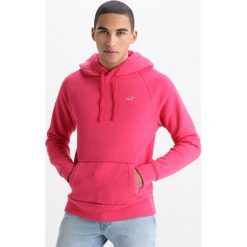 Hollister Co. ICON Bluza z kapturem dark pink. Bluzy z kapturem marki Hollister Co., l, z bawełny, z kapturem. W wyprzedaży za 143.10 zł.