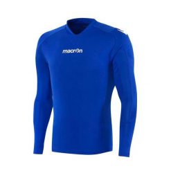 Dżersej z długim rękawem Macron saturn. Niebieskie bluzki z długim rękawem Macron, bez wzorów, z dżerseju, bez kołnierzyka, bez ramiączek. Za 245.00 zł.