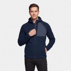 Bluza polarowa z kapturem męska Alpinus Ruen. Czerwone bluzy z kapturem Alpinus, na lato, l, bez wzorów, z elastanu, z kapturem. Za 179.00 zł.