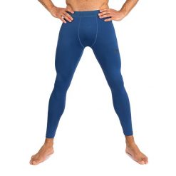 Legginsy treningowe męskie Venum Contender. Niebieskie legginsy długie sportowe VENUM, m, bez wzorów. Za 149.99 zł.