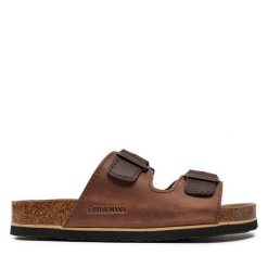 Klapki Dr. Brinkmann. Brązowe klapki Dr. Brinkmann. Za 269.99 zł.