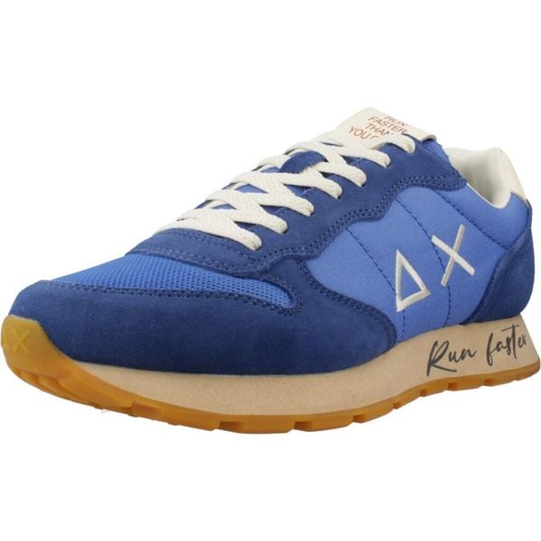 Buty SUN68 TOM VINTAGE Niebieski. Niebieskie buty trekkingowe SUN68, bez wzorów, ze skóry, bez zapięcia, trekkingowe. Za 508.70 zł.