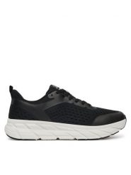 Leaf Sneakersy LHAKK301R Czarny. Czarne buty sportowe casual Leaf, bez wzorów, z materiału, bez zapięcia. Za 139.99 zł.