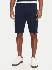 Tommy Jeans Szorty materiałowe Scanton DM0DM21949 Granatowy Regular Fit. Niebieskie szorty Tommy Jeans, m, bez wzorów, z bawełny. Za 219.99 zł.