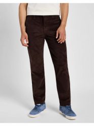 LEE MĘSKIE SPODNIE MATERIAŁOWE REGULAR CHINO ESPRESSO 112355776 L71F007765. Brązowe jeansy Lee, l. Za 229.99 zł.