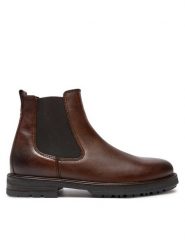 Marc O'Polo Sztyblety 407 27385001 100 Brązowy. Brązowe botki sznurowane Marc O'Polo, bez wzorów, ze skóry, bez obcasa, bez zapięcia. Za 719.99 zł.