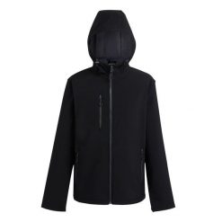 Męska Kurtka Soft Shell Navigate 2 Layer. Czarne kurtki Regatta, l, bez wzorów, bez kaptura. Za 232.99 zł.