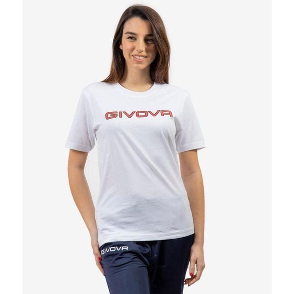 Bawełniana koszulka Givova Spot White 2xl. Białe t-shirty sportowe Givova, bez wzorów, z bawełny, bez ramiączek, do piłki nożnej. Za 131.99 zł.