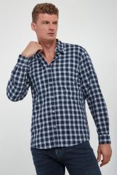 Koszula męska w kratę Hanck-W JOOP! JEANS. Koszule JOOP! Jeans, m, bez wzorów, z jeansu, bez kołnierzyka, bez ramiączek. Za 659.00 zł.