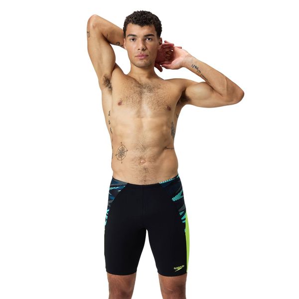 Jammery pływackie męskie Speedo Endurance+ MAX Splice Jammer. Czarne odzież kąpielowa Speedo, m, bez wzorów, sportowe. Za 159.99 zł.