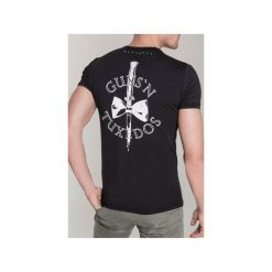 T-SHIRT KNIFE 2. Czarne t-shirty Guns&tuxedos, s, bez wzorów, bez kołnierzyka, bez ramiączek. Za 197.10 zł.
