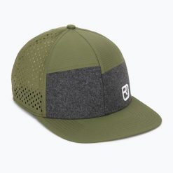 Czapka z daszkiem Ortovox Logo Air Trucker. Zielone czapki z daszkiem ORTOVOX, bez wzorów. Za 169.99 zł.