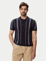 Guess Polo M6YR30 Z1062 Granatowy Regular Fit. Niebieskie koszulki polo Guess, m, z aplikacjami, z syntetyku, bez kołnierzyka, bez ramiączek. Za 434.99 zł.