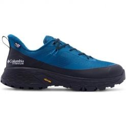 Buty trekkingowe męskie Columbia Tellurix Titanium Outdry. Niebieskie buty turystyczne Columbia, bez wzorów, z materiału, bez zapięcia, trekkingowe. Za 673.00 zł.