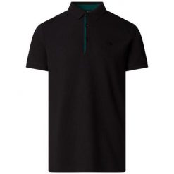 Koszulka turystyczna męska The North Face M Premium Slim Polo. Czarne koszulki polo The North Face, m, bez wzorów, bez kołnierzyka, bez ramiączek. Za 215.00 zł.
