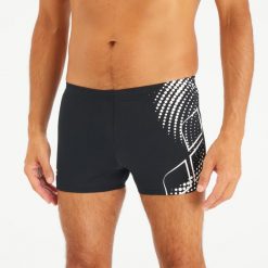 Bokserki pływackie męskie Arena. Białe odzież kąpielowa Arena, m, bez wzorów, z materiału, sportowe. Za 129.99 zł.