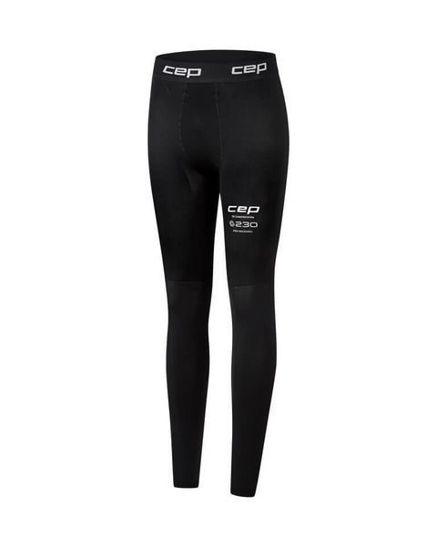 Męskie spodnie kompresyjne regeneracyjne Pro Recovery Tights 4.0 CEP. Czarne odzież kompresyjna CEP, l, bez wzorów, z elastanu, do biegania. Za 569.00 zł.