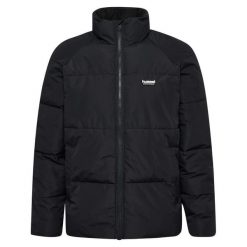 Kurtka puchowa Hummel. Czarne kurtki Hummel, s, bez wzorów, z puchu, bez kaptura. Za 403.75 zł.