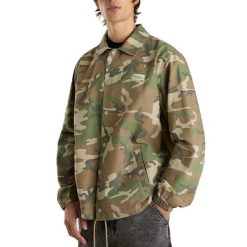 Kurtka VANS TORREY CANVAS COACH JA Zielony. Zielone kurtki Vans, m, bez wzorów, z tkaniny, bez kaptura. Za 329.99 zł.