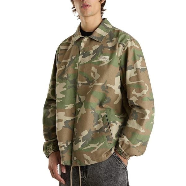 Kurtka VANS TORREY CANVAS COACH JA Zielony. Zielone kurtki Vans, m, bez wzorów, z tkaniny, bez kaptura. Za 330.99 zł.