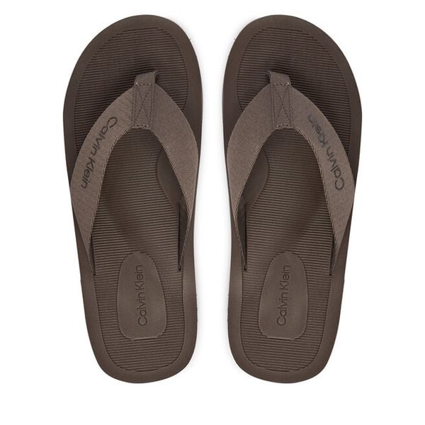 Japonki Calvin Klein. Brązowe japonki CALVIN KLEIN, bez wzorów. Za 189.99 zł.