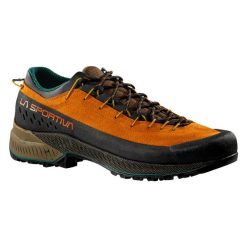 Buty podejściowe męskie La Sportiva TX4 Evo. Brązowe buty trekkingowe La Sportiva, bez wzorów, z materiału, bez zapięcia. Za 812.99 zł.