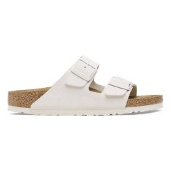 Klapki męskie BIRKENSTOCK ARIZONA LEVE ANTIQUE WHITE. Białe klapki Birkenstock. Za 379.99 zł.