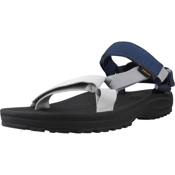 Sandały TEVA M WINSTED Niebieski. Niebieskie sandały Teva, z materiału, bez zapięcia. Za 275.99 zł.