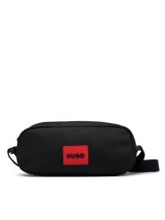 HUGO Saszetka 50573492 Czarny. Czarne saszetki i nerki Hugo, bez wzorów, z materiału, bez dodatków. Za 349.99 zł.