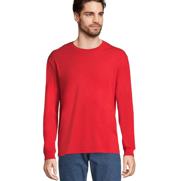 Koszulka Z Długim Rękawem Unisex Pioneer Dla Dorosłych. Czerwone bluzki z długim rękawem SOL'S, s, bez wzorów, bez kołnierzyka, bez ramiączek. Za 67.99 zł.