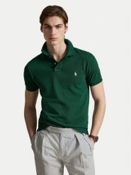 Polo Ralph Lauren Polo 710536856515 Zielony Regular Fit. Zielone koszulki polo Polo Ralph Lauren, l, bez wzorów, z bawełny, bez kołnierzyka, bez ramiączek. Za 599.99 zł.