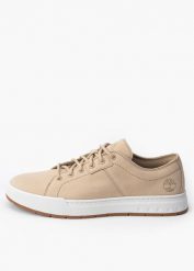 Sneakersy męskie TIMBERLAND Maple Grove LOW LACE UP. Białe buty sportowe casual Timberland, bez wzorów, z jeansu, bez zapięcia. Za 439.99 zł.