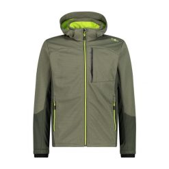 Kurtka z kapturem softshell Ripstop CMP. Szare kurtki CMP, xl, bez wzorów, z softshellu, z kapturem. Za 439.50 zł.