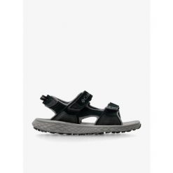 Sandały turystyczne męskie Columbia Konos Hiker 3-Strap. Czarne sandały Columbia, bez zapięcia. W wyprzedaży za 299.00 zł.