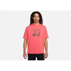 Koszulka sportowa męska Nike Air Jordan 23engineered Statement 85. Czerwone t-shirty sportowe Nike, bez wzorów, z bawełny, bez ramiączek. Za 294.00 zł.