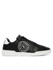Versace Jeans Couture Sneakersy 80YA3SD1 ZPB84 Czarny. Czarne buty sportowe casual Versace Jeans Couture, bez wzorów, z jeansu, bez zapięcia. Za 859.99 zł.