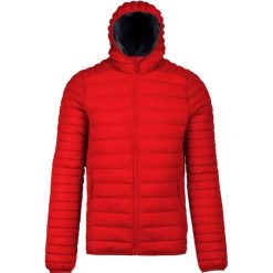 Kurtka puchowa Kariban Légère Capuche. Czerwone kurtki KARIBAN, l, bez wzorów, z poliamidu. Za 286.50 zł.