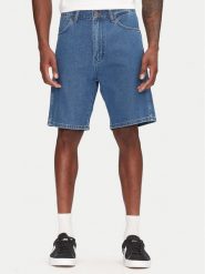 Wrangler Szorty jeansowe Frontier 112362493 Niebieski Relaxed Fit. Niebieskie szorty Wrangler, m, bez wzorów, z bawełny. Za 199.99 zł.