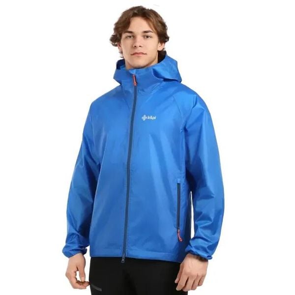 Outdoorowa wodoodporna kurtka Kilpi JALUU-U. Niebieskie kurtki Kilpi, xl, bez wzorów, z materiału, z kapturem. Za 292.95 zł.