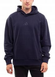 Bluza męska adidas ALL SZN Fleece. Niebieskie bluzy z kapturem Adidas, m, bez wzorów, z bawełny, z kapturem. Za 215.99 zł.