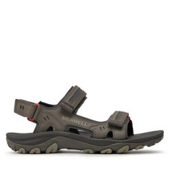 Sandały Merrell. Szare sandały Merrell, bez zapięcia. Za 339.99 zł.