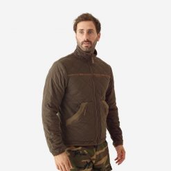 Kurtka outdoor Solognac 500. Czarne kurtki SOLOGNAC, na lato, m, bez wzorów, z materiału, bez kaptura. Za 149.99 zł.