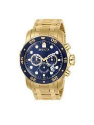 Invicta Watch Zegarek Pro Diver IN0073 Złoty. Żółte, analogowe zegarki Invicta Watch, złote. Za 809.99 zł.