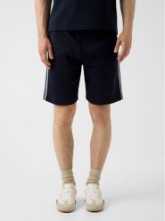 Guess Spodnie materiałowe 183578 Niebieski Bermuda Fit. Niebieskie spodnie materiałowe Guess, m, z aplikacjami, z materiału. Za 344.99 zł.