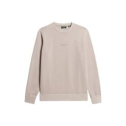 Bluza Superdry Micro Logo. Brązowe bluzy Superdry, m, bez wzorów, bez kaptura. Za 299.90 zł.