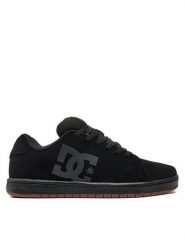 DC Sneakersy Gaveler ADYS100536 Czarny. Czarne buty sportowe casual DC, bez wzorów, ze skóry, bez zapięcia. Za 199.99 zł.